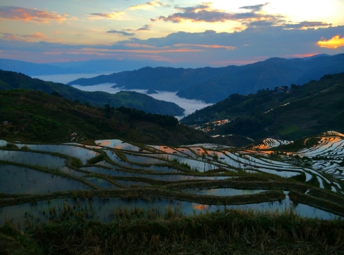 夕阳西下